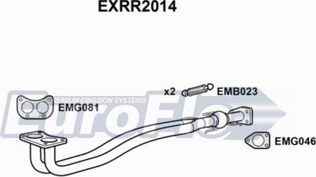 EuroFlo EXRR2014 - Изпускателна тръба vvparts.bg