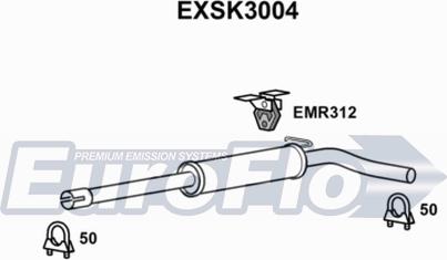 EuroFlo EXSK3004 - Средно гърне vvparts.bg
