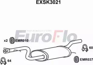 EuroFlo EXSK3021 - Средно гърне vvparts.bg