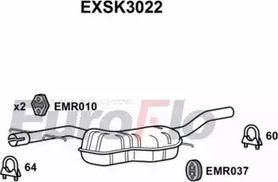 EuroFlo EXSK3022 - Средно гърне vvparts.bg