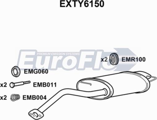 EuroFlo EXTY6150 - Крайно гърне vvparts.bg