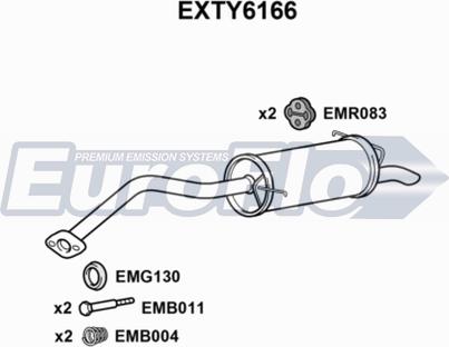 EuroFlo EXTY6166 - Крайно гърне vvparts.bg