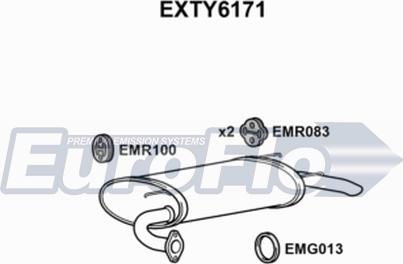 EuroFlo EXTY6171 - Крайно гърне vvparts.bg