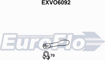 EuroFlo EXVO6092 - Накрайник за тръбата на аспуха vvparts.bg