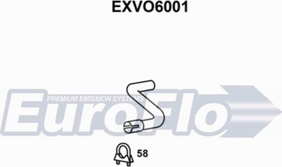 EuroFlo EXVO6001 - Накрайник за тръбата на аспуха vvparts.bg