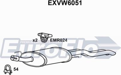 EuroFlo EXVW6051 - Крайно гърне vvparts.bg