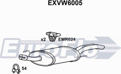 EuroFlo EXVW6005 - Крайно гърне vvparts.bg
