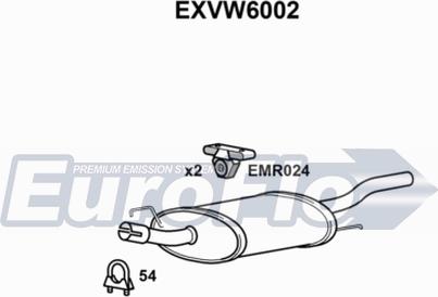 EuroFlo EXVW6002 - Крайно гърне vvparts.bg