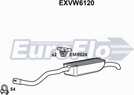 EuroFlo EXVW6120 - Крайно гърне vvparts.bg