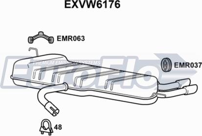 EuroFlo EXVW6176 - Крайно гърне vvparts.bg