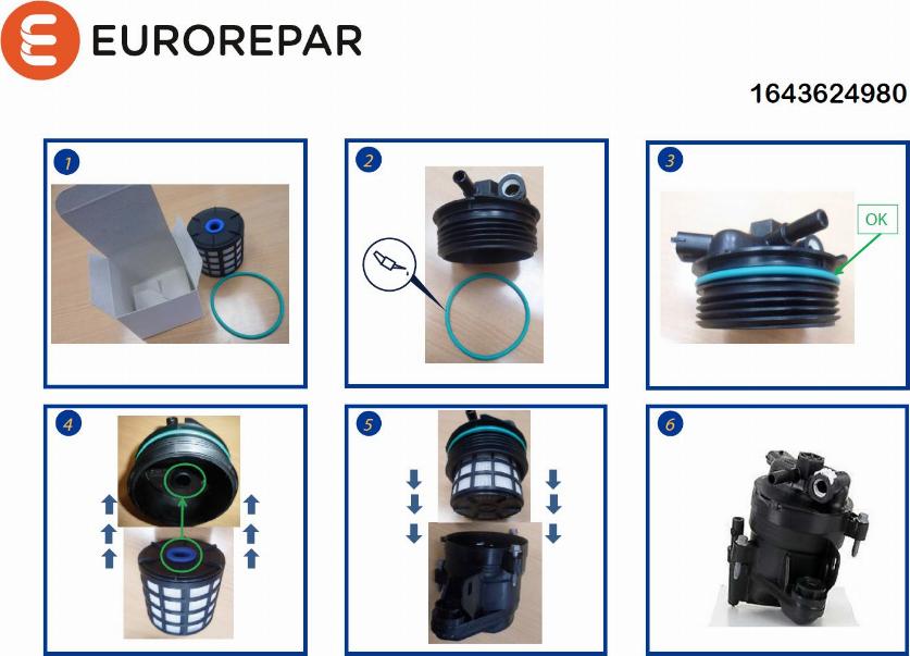 EUROREPAR 1643624980 - Горивен филтър vvparts.bg