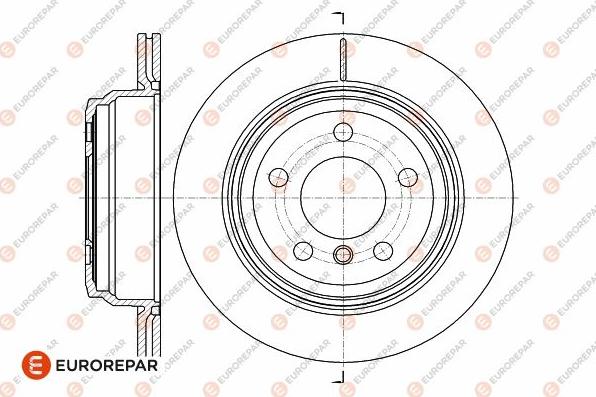 EUROREPAR 1642774380 - Спирачен диск vvparts.bg