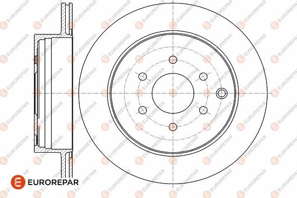 EUROREPAR 1642772280 - Спирачен диск vvparts.bg