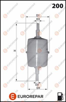 EUROREPAR 1667443480 - Горивен филтър vvparts.bg