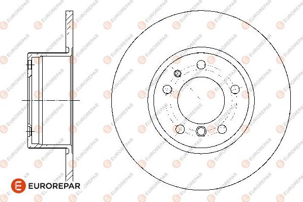 EUROREPAR 1667854580 - Спирачен диск vvparts.bg