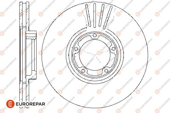 EUROREPAR 1667854180 - Спирачен диск vvparts.bg