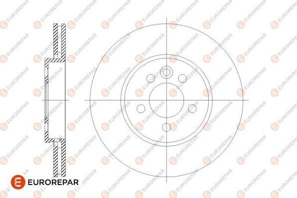 EUROREPAR 1667856380 - Спирачен диск vvparts.bg