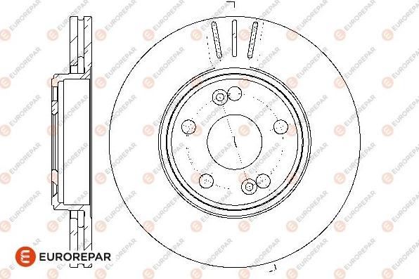 EUROREPAR 1667858780 - Спирачен диск vvparts.bg