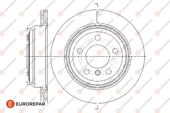 EUROREPAR 1667857080 - Спирачен диск vvparts.bg