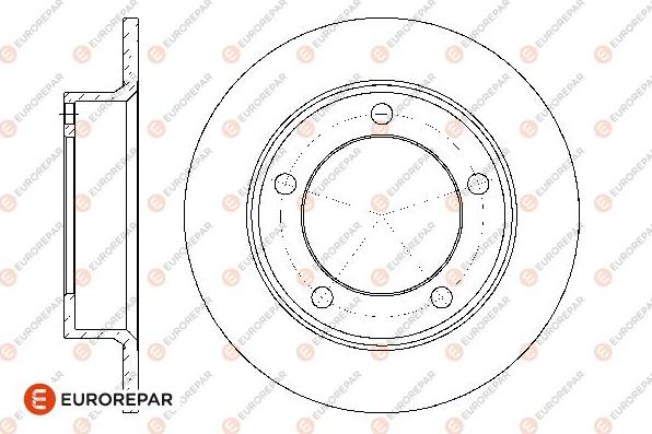 EUROREPAR 1667864280 - Спирачен диск vvparts.bg