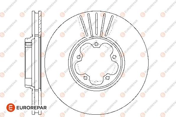 EUROREPAR 1667862180 - Спирачен диск vvparts.bg