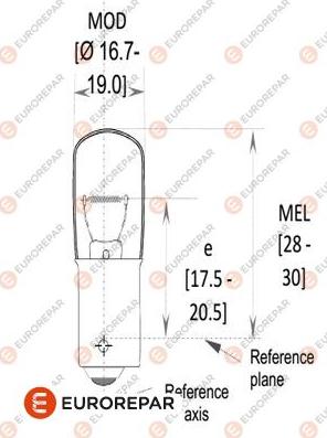 EUROREPAR 1616431080 - Крушка с нагреваема жичка, мигачи vvparts.bg