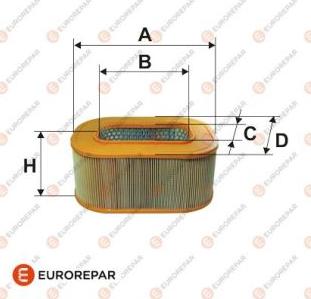 EUROREPAR 1616248180 - Въздушен филтър vvparts.bg