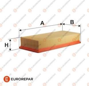 EUROREPAR 1616248880 - Въздушен филтър vvparts.bg