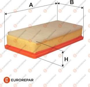 EUROREPAR 1611157980 - Въздушен филтър vvparts.bg