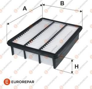 EUROREPAR 1613721180 - Въздушен филтър vvparts.bg