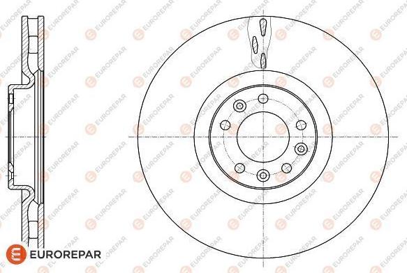 EUROREPAR 1618864280 - Спирачен диск vvparts.bg