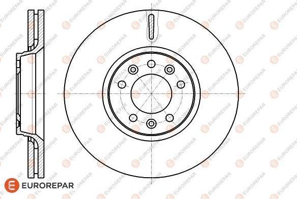 EUROREPAR 1618865180 - Спирачен диск vvparts.bg