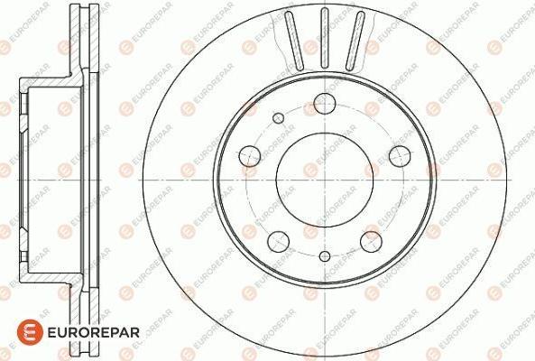 EUROREPAR 1618863880 - Спирачен диск vvparts.bg