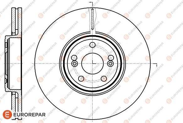 Bremsi DBB405V - Спирачен диск vvparts.bg