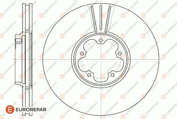 EUROREPAR 1618871580 - Спирачен диск vvparts.bg