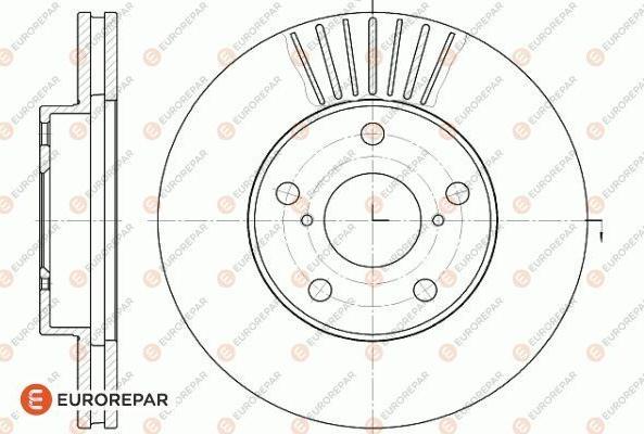 EUROREPAR 1618871880 - Спирачен диск vvparts.bg