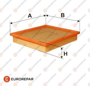 EUROREPAR E147099 - Въздушен филтър vvparts.bg