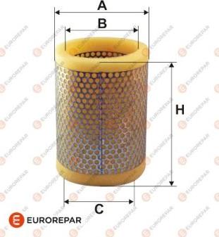 EUROREPAR 1612867180 - Въздушен филтър vvparts.bg