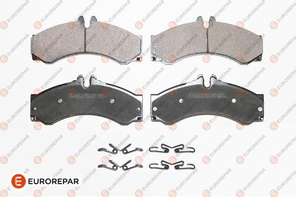 EUROREPAR 1617276280 - Комплект спирачно феродо, дискови спирачки vvparts.bg