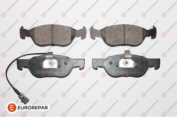 EUROREPAR 1617278680 - Комплект спирачно феродо, дискови спирачки vvparts.bg