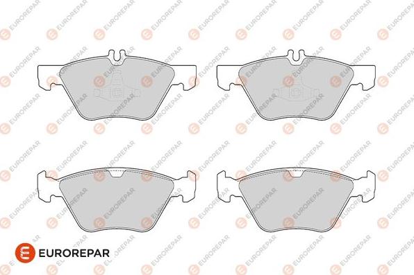 EUROREPAR 1686269480 - Комплект спирачно феродо, дискови спирачки vvparts.bg