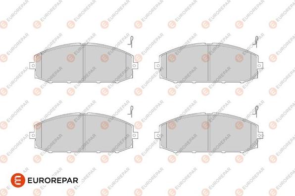 EUROREPAR 1686268080 - Комплект спирачно феродо, дискови спирачки vvparts.bg