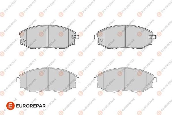 EUROREPAR 1686279980 - Комплект спирачно феродо, дискови спирачки vvparts.bg