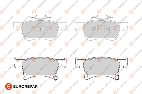 EUROREPAR 1686279780 - Комплект спирачно феродо, дискови спирачки vvparts.bg