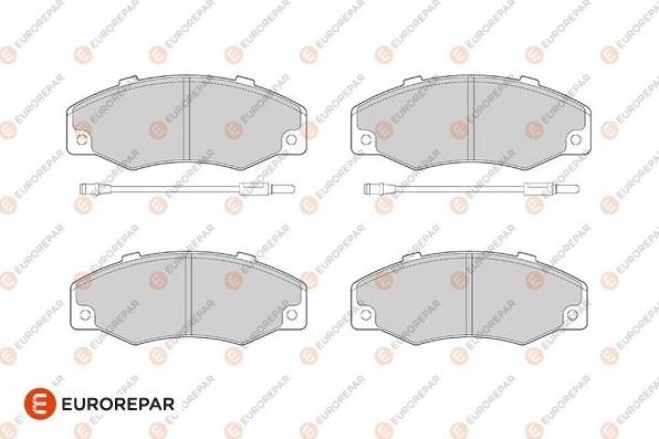 EUROREPAR 1686276080 - Комплект спирачно феродо, дискови спирачки vvparts.bg