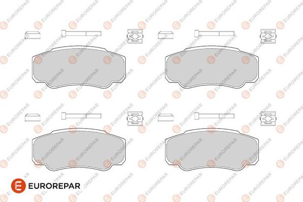 EUROREPAR 1686278080 - Комплект спирачно феродо, дискови спирачки vvparts.bg