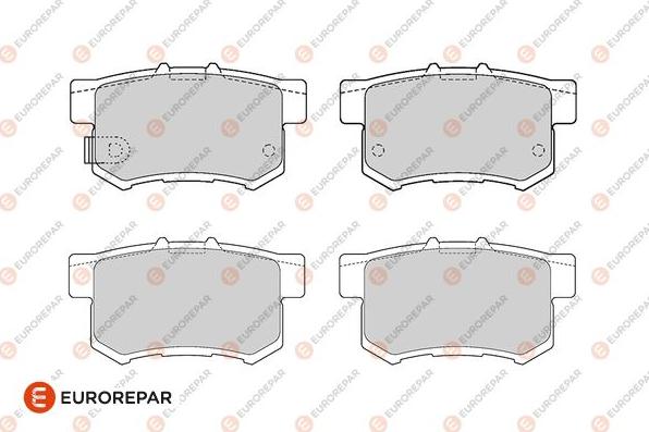 EUROREPAR 1686272680 - Комплект спирачно феродо, дискови спирачки vvparts.bg