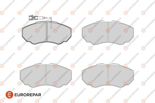 EUROREPAR 1686277480 - Комплект спирачно феродо, дискови спирачки vvparts.bg