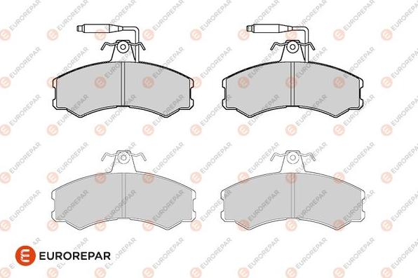 EUROREPAR 1686277880 - Комплект спирачно феродо, дискови спирачки vvparts.bg