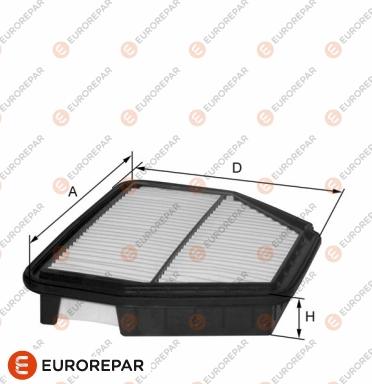 EUROREPAR 1680344080 - Въздушен филтър vvparts.bg